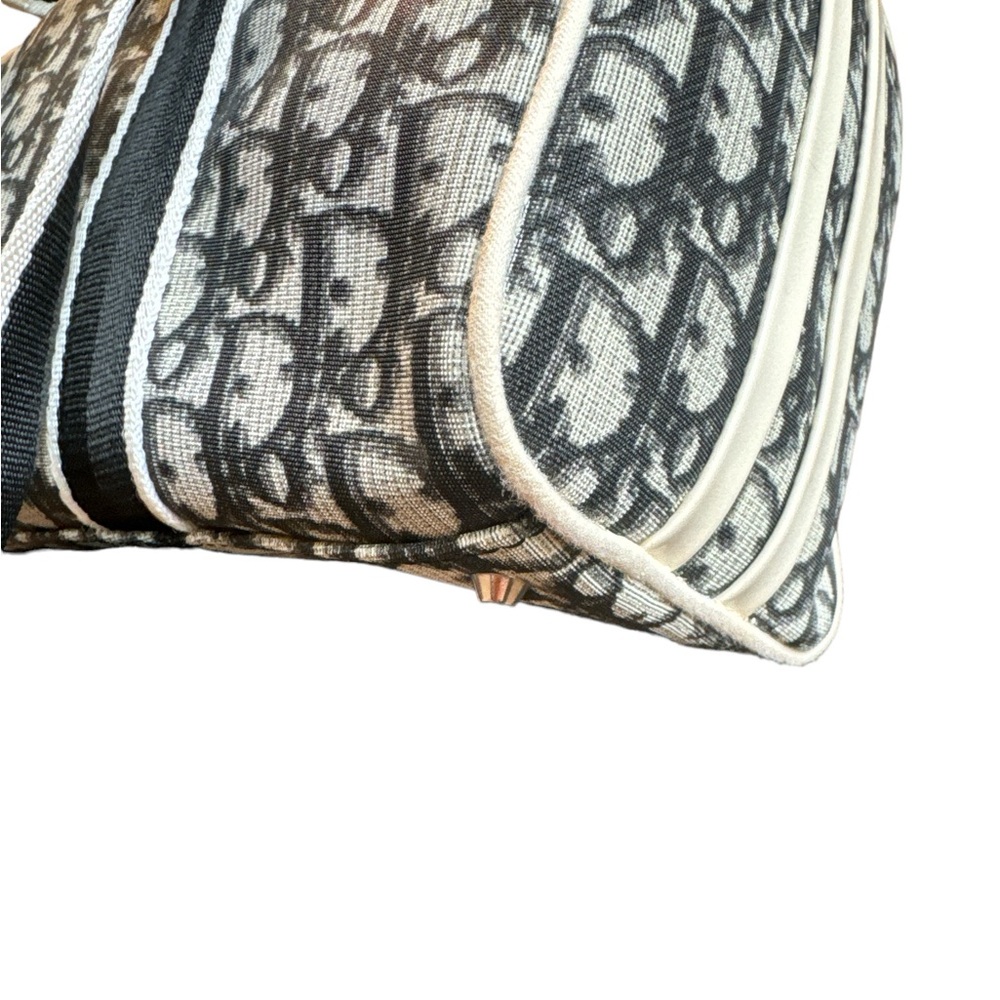 SOLD! Authentic Dior Trotter Coated Canvas Boston Bag - Picture 9 of 12